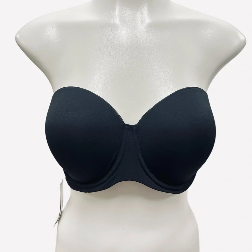 Calvin Klein Women's Constant Strapless Bra Black Size 38C